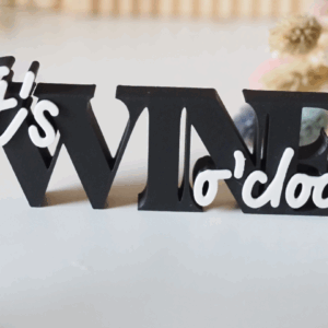 It’s Wine O’Clock – Layered Caravan & Home Decor Sign