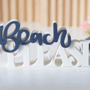 Beach Please – Layered Coastal Decor Sign