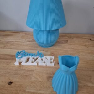 Coastal Calm Lamp & Vase Set